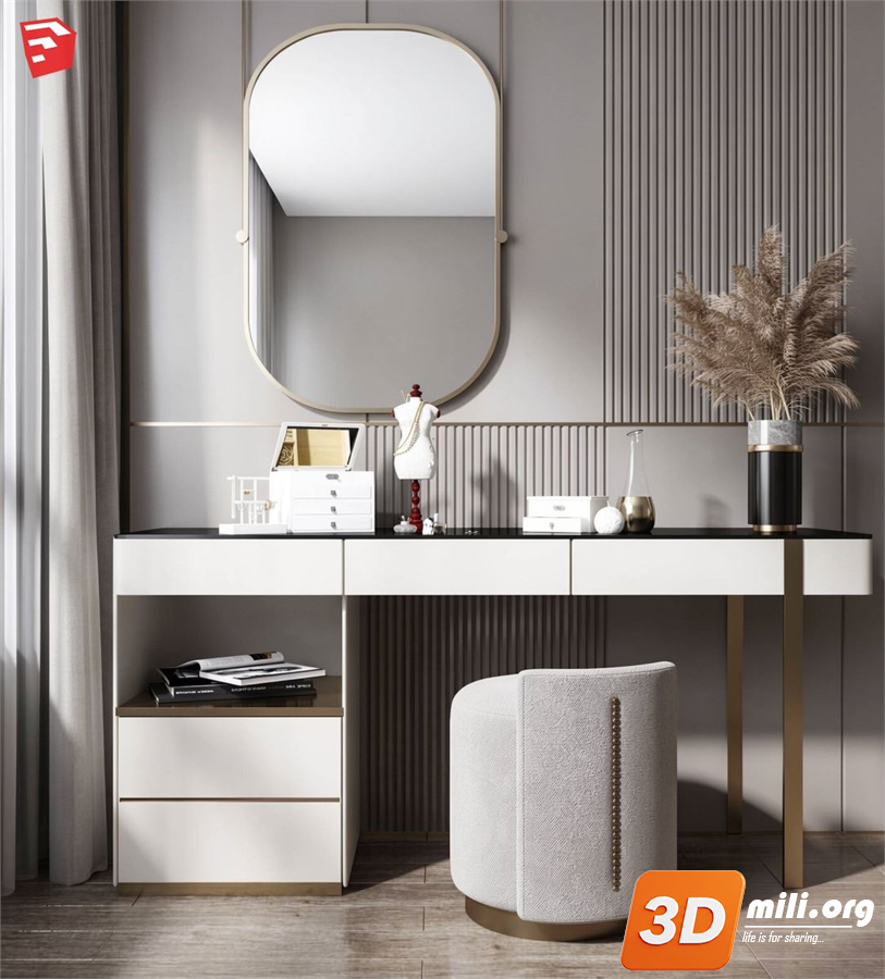 Dressing Table Skp Files 